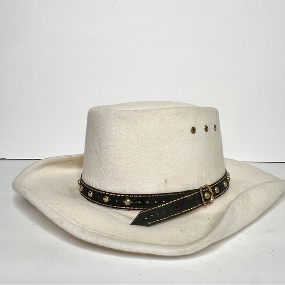 Vintage Western Express Wool Cream Cowboy Western Hat Yellowstone Size 7 1/8 - Picture 1 of 6